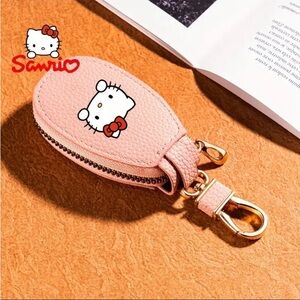 Sanrio Pink Hello Kitty Keychain Pouch